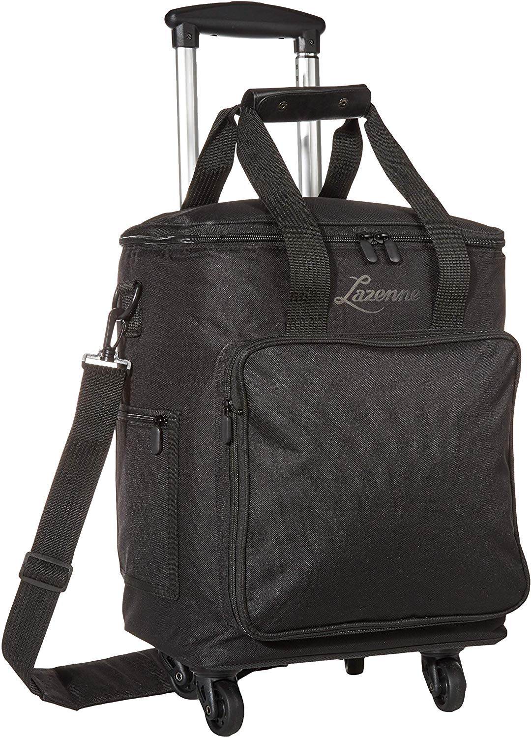 Professional Wine Cooler Trolley ELITE PRO 6-bottles with Insulated and Removable Dividers