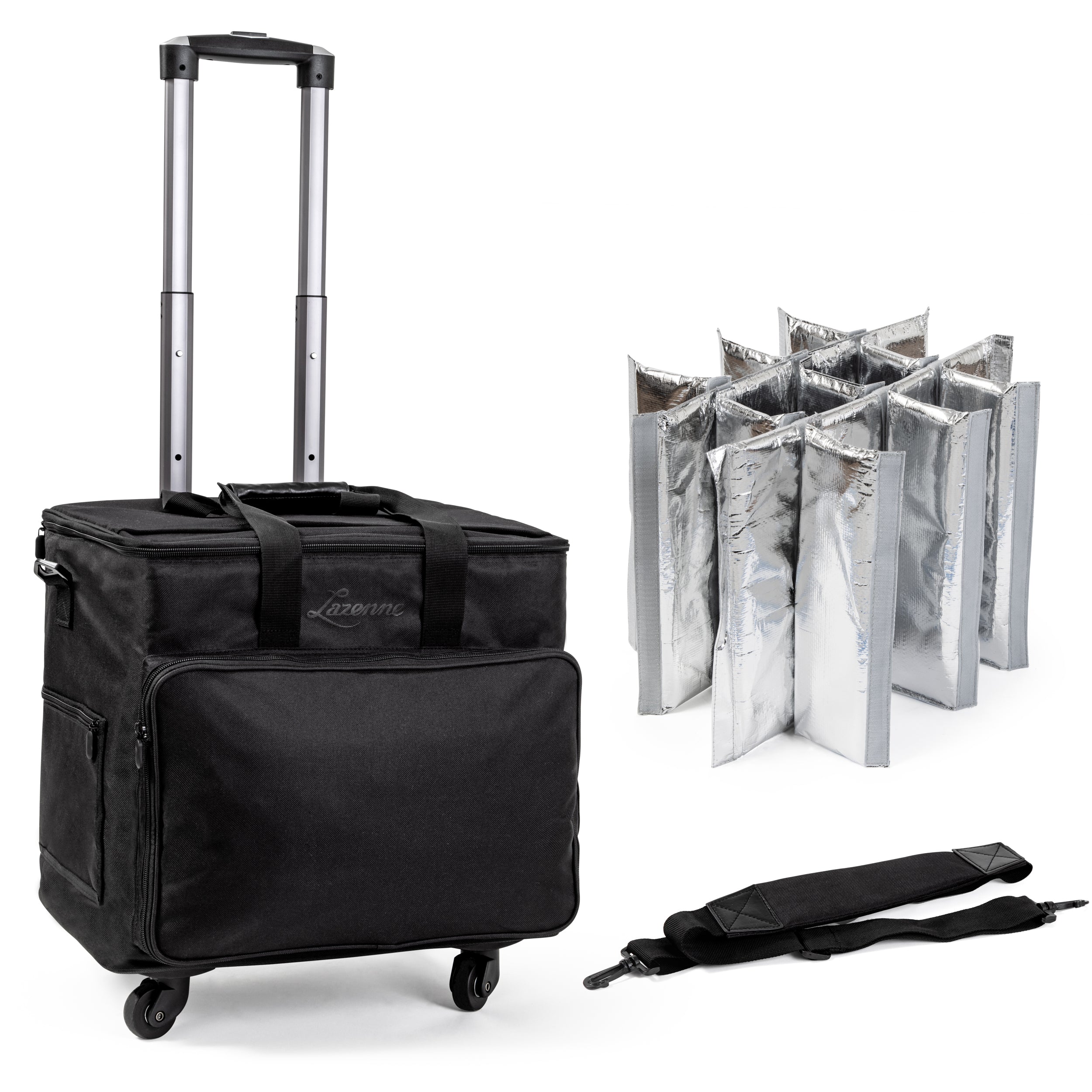 WINE LEATHER CABIN LUGGAGE TROLLEY BAG WITH 4 WHEEL (360 ROTATION)